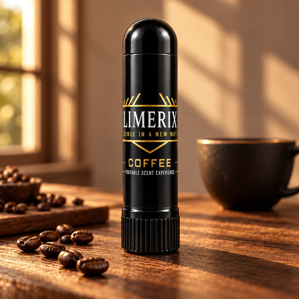 Limerix Coffee in warm daylight